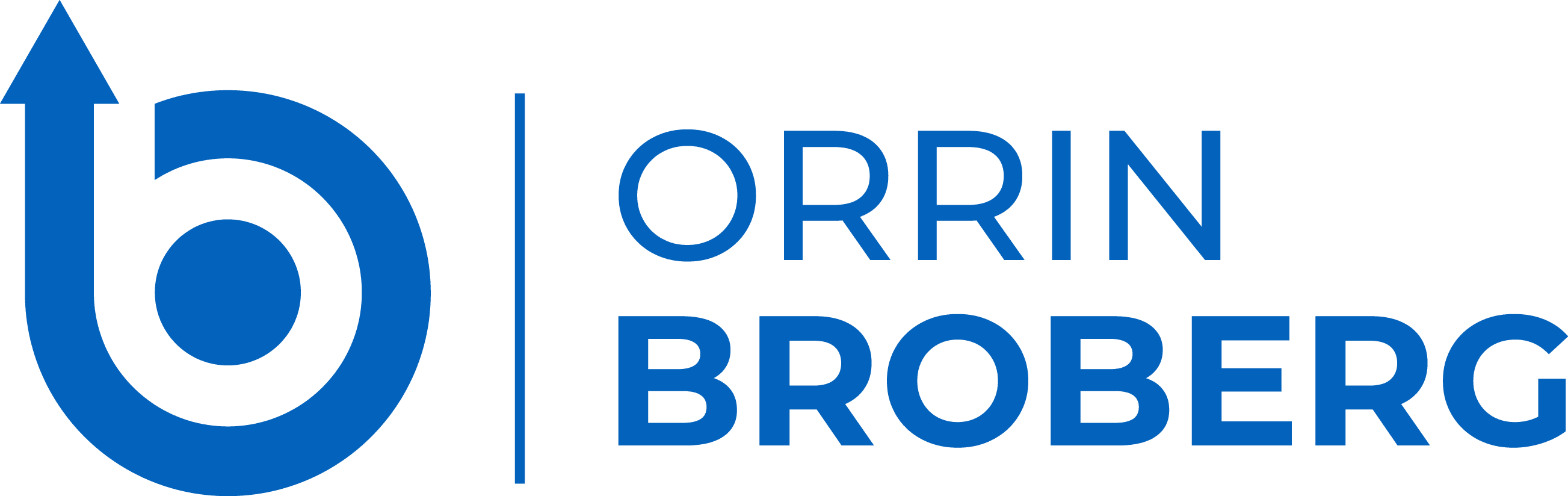 Orrin Broberg logo blue